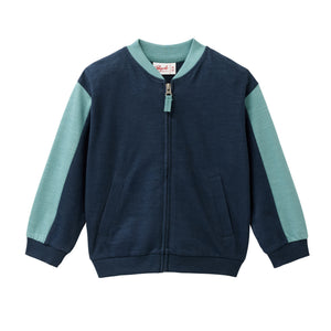 People wear organic Sweat-Jacke GOTS - dunkelblau SP "Cool Vibes"