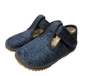 Beda Hausschuhe - grey denim
