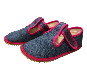 Beda Hausschuhe - pink denim