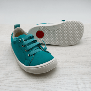Pololo Barfuß Sneaker Baumwolle - türkis