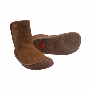 Pololo Barfuß-Winterstiefel - braun