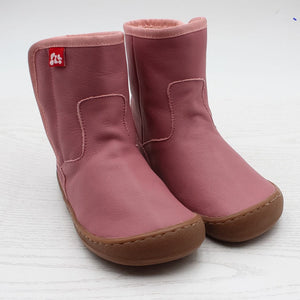 Pololo Barfuß-Winterstiefel - rose