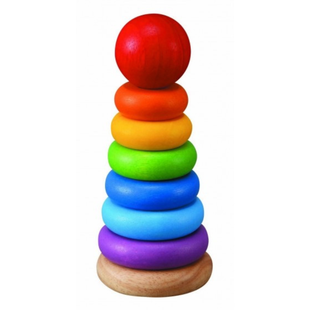 Plantoys Stapelturm Ringe - Mein Kuschelkind