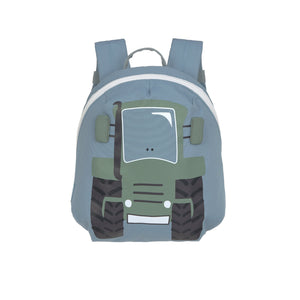 Lässig Kindergartenrucksack Tiny - Traktor, olive