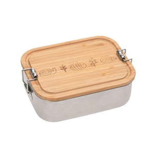 Lässig Kinder Brotdose Edelstahl - Lunchbox, Garden Explorer