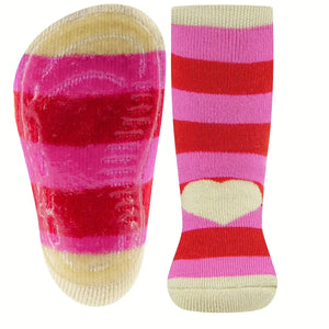 Ewers Stoppersocken Softstep - Herz rot