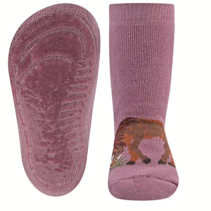 Ewers Stoppersocken Softstep - Pferd old rose