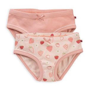 People wear organic Doppelpack Slips - hellrosa mix
