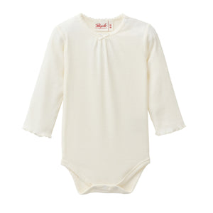 People wear organic Langarm Body - weiß