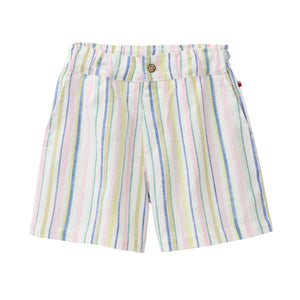 People wear organic Shorts - bunt gestreift
