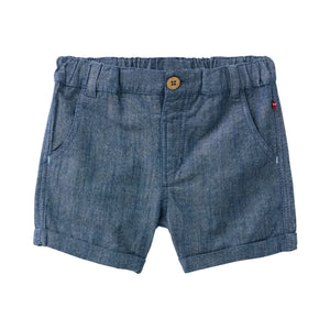 People wear organic Shorts - jeansblau mélange