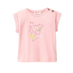 People wear organic Kurzarm-Shirt GOTS - melone Single Print „fruits“