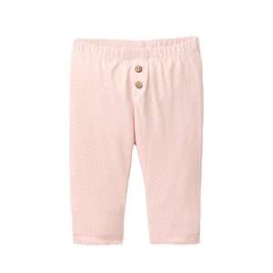 People wear organic Leggings - hellrosa AOP kleine Pünktchen