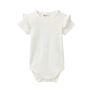 People wear organic Kurzarm-Body GOTS - weiß