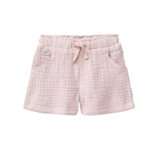 People wear organic Musselin Shorts - blass violett
