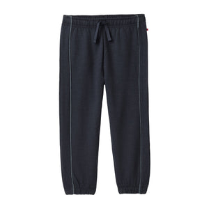 People wear organic Kinder Sweat-Hose - dunkelblau