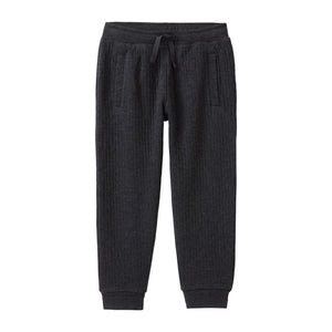 People wear organic Kinder Sweat-Hose - anthrazit mélange