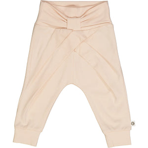 Müsli Cozy me bow pants baby - balsam rose