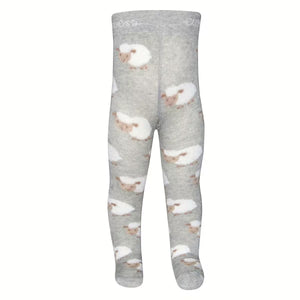 Ewers Strumpfhose GOTS - Schäfchen sweater grau