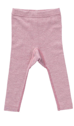 People wear organic Leggings Baumwolle Wolle Seide - rosa