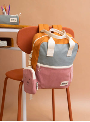 Hindbag Kinderrucksack Arthur - Tricolor Salbei