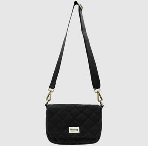 Hindbag Handtasche Margault - schwarz gesteppt