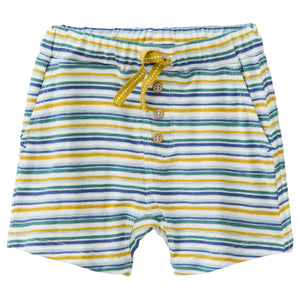 People wear organic Shorts - bunt geringelt