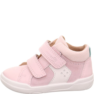 Superfit Superfree High Sneaker - rosa/weiß