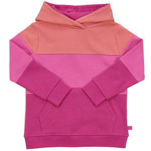 Enfant Terrible Hoodie Sweatshirt - Colourblocking berry-fuchsia