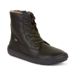 Froddo Barefoot Winterstiefel TEX Laces - black