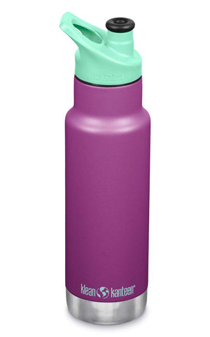 Klean Kanteen Edelstahl Isolierflasche Kid Classic 355ml Sport Cap - Sparkling Grape