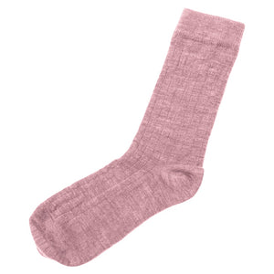 Joha Woll Ripp Socken - lavender meliert