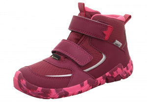 Superfit Trace Sneaker high - rot/pink