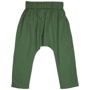 Pigeon Organics Baggy Pants (Musselin) - green
