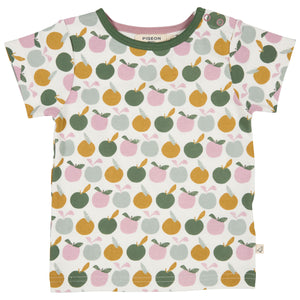 Pigeon Organics Short Sleeve T-Shirt - apples