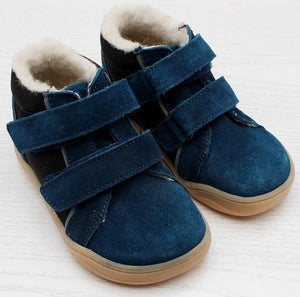 Pololo Barfuß-Winterschuhe Mario TEX - blau