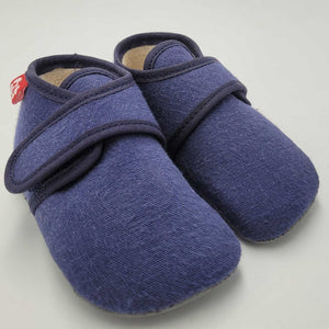 Pololo Barfuß-Hausschuhe Cosy Cotton - blau