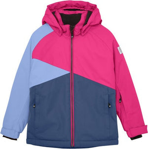 Color Kids Ski-Jacke Colorblock -  Pink Glo