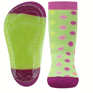 Ewers Stoppersocken Softstep - Punkte limette