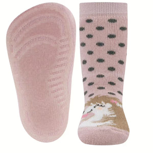 Ewers Stoppersocken Softstep - Igel rosenrauch