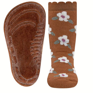 Ewers Stoppersocken Softstep - Blumen toffee