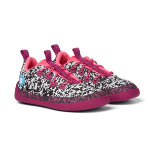 Affenzahn Barfußschuh Knit Schnürer - Flamingo