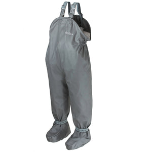 BMS BabyBuddy® - Regenhose mit Füssen - grau