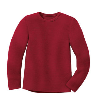 Disana Linksstrick-Pullover - bordeaux